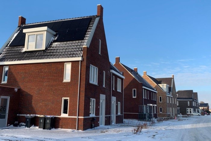 Lijzijde, rijwoningen, 2-kappers, winter 2021, Heijmans, schouw en opleveren