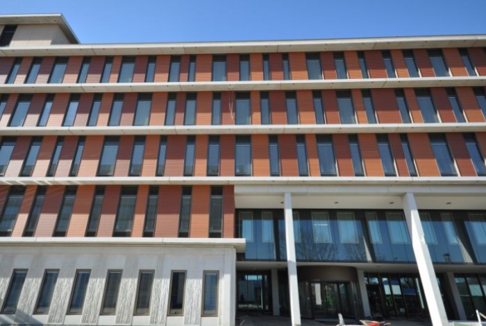 Vooraanzicht, bouwkundig toezicht, zorg, nieuwbouw, ziekenhuis
