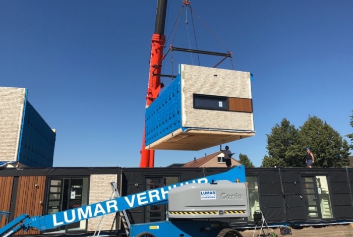 Plaatsing houtskelet bouw woningen, HSB, Prefab, Oisterwijk, Leystromen