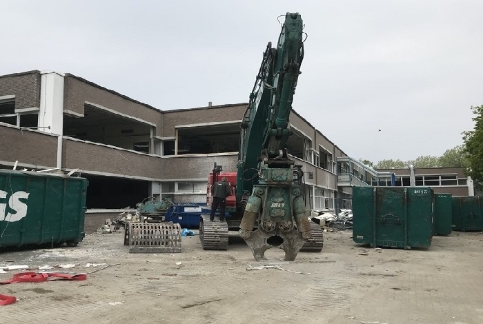 Slopen zonder bouwafval, circulaire slopen, toezicht, Eindhoven
