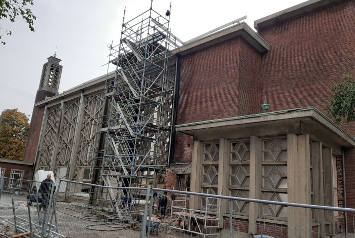 voorgevel aanzicht bouwkundig toezicht nieuwbouw renovatie Pauluskerk Den Haag